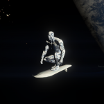 Silver Surfer COC + Board(Chrome effects)