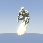 Silver Surfer COC + Board(Chrome effects)