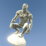 Silver Surfer COC + Board(Chrome effects)