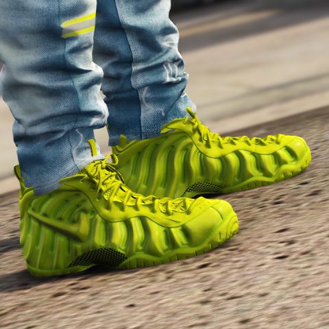 volt green foamposites