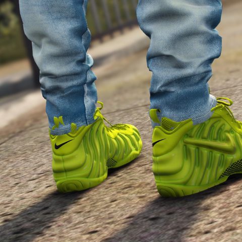 volt green foamposites