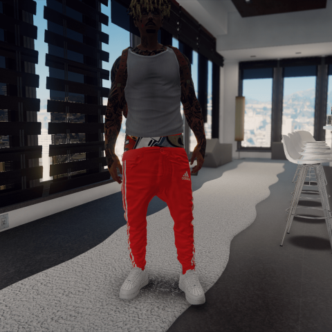 Sagged adidas runners – GTA 5 mod