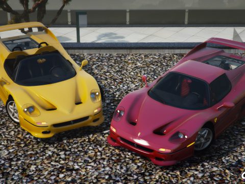 1995 Ferrari F50 (US-Spec) [Add-On | LODs | Template] 2.0