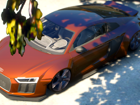 Audi R8 V10 Plus Rocket Bunny [Add-On / FiveM] 1.0