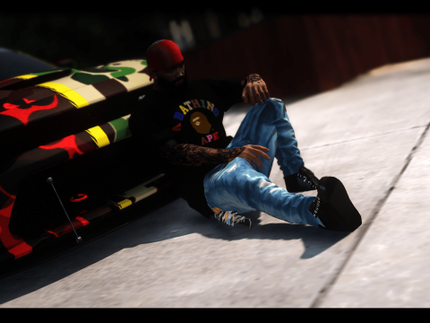 Bape shirt pack for Franklin / MP Male