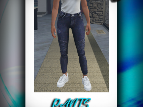 Biker Jeans for MP Female 1.0
