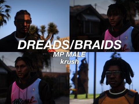 Dreads/Braids pack for MP Male 1.0