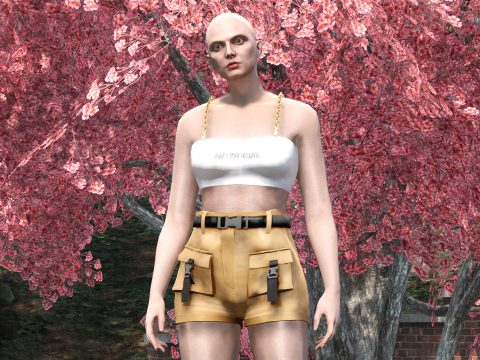 Buckle Shorts for MP Female 1.0