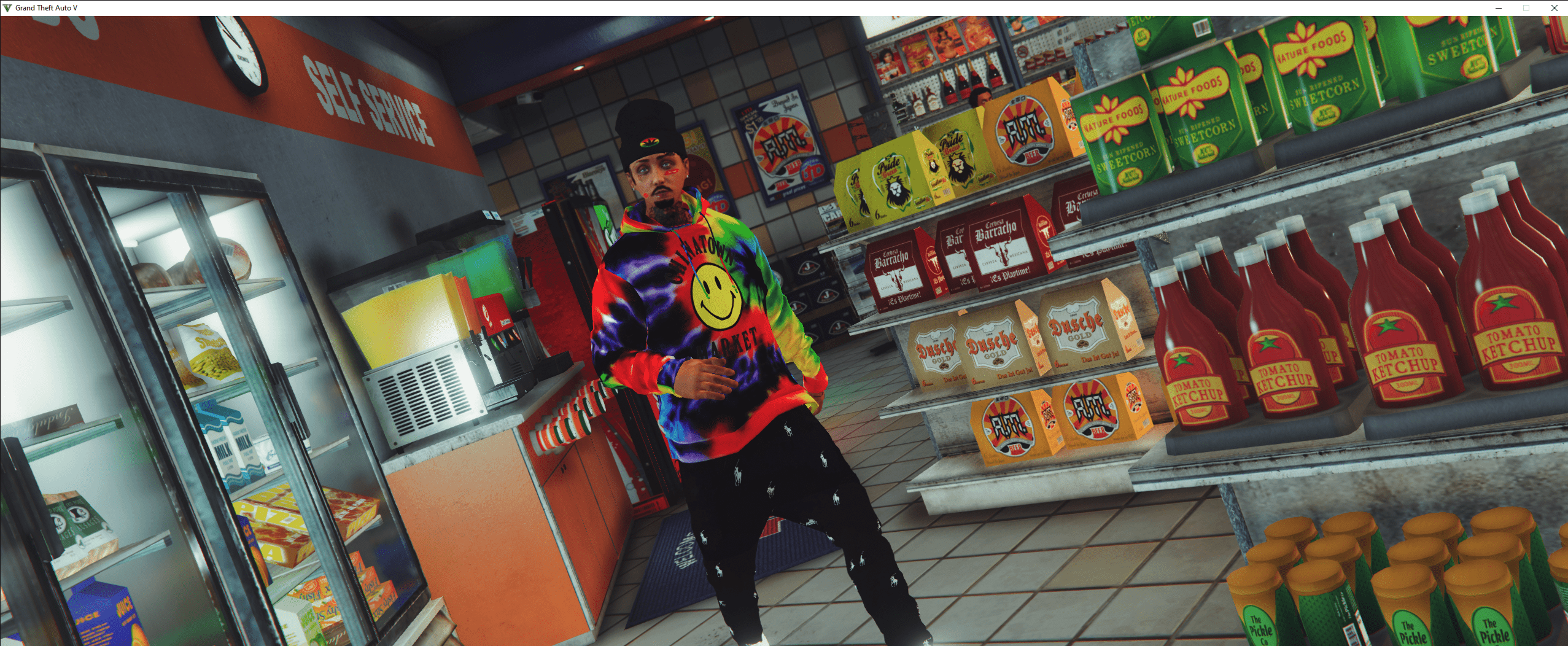 Chinatown Market Hoodie for Franklin / MP Male