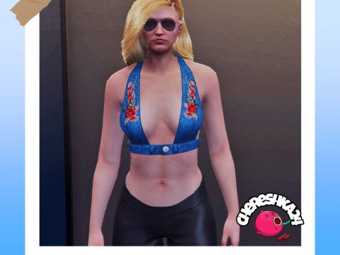 Denim top for MP Female 1.0