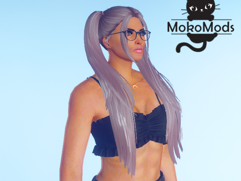 Double Ponytail Hairstyle for MP Female