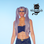Double Ponytail Hairstyle for MP Female