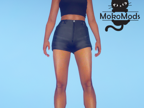 Highwaisted Shorts for MP Female 1.1