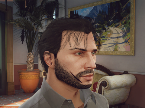 Max Payne 3 Hair For MP Male 1.0