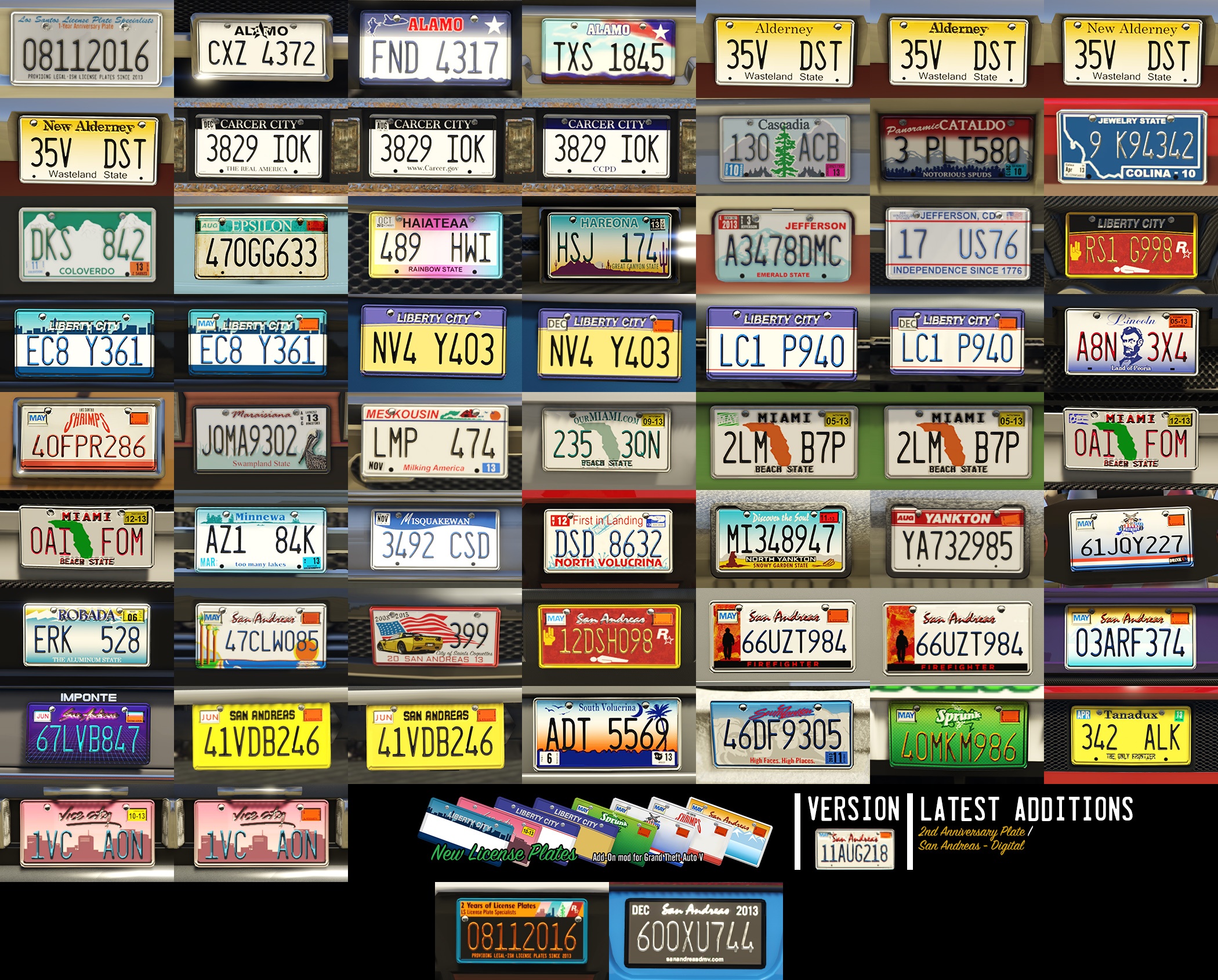 New License Plates [Add-On] 11AUG219