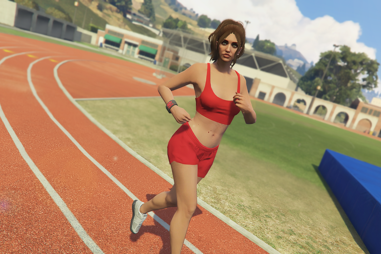 Recolored sport top and shorts for MP female 1.3