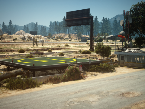Sandy Shores Simple Helicopter Pad | Ymap | FiveM | SP | 1.0