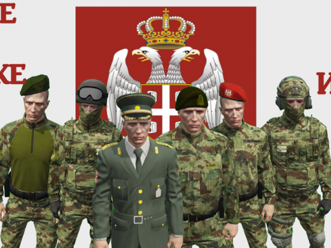 Serbian Army Uniform for MP Male 1.2 FINAL