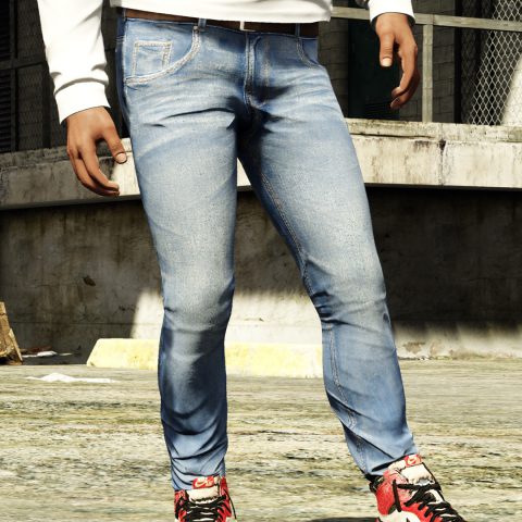Skinny jeans for Franklin MpMale 2.0 – GTA 5 mod