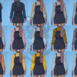 Sweater Overall Dress for MP Female 1.0