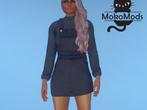 Sweater Overall Dress for MP Female 1.0