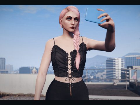 Tied top with frills for MP female 1.0