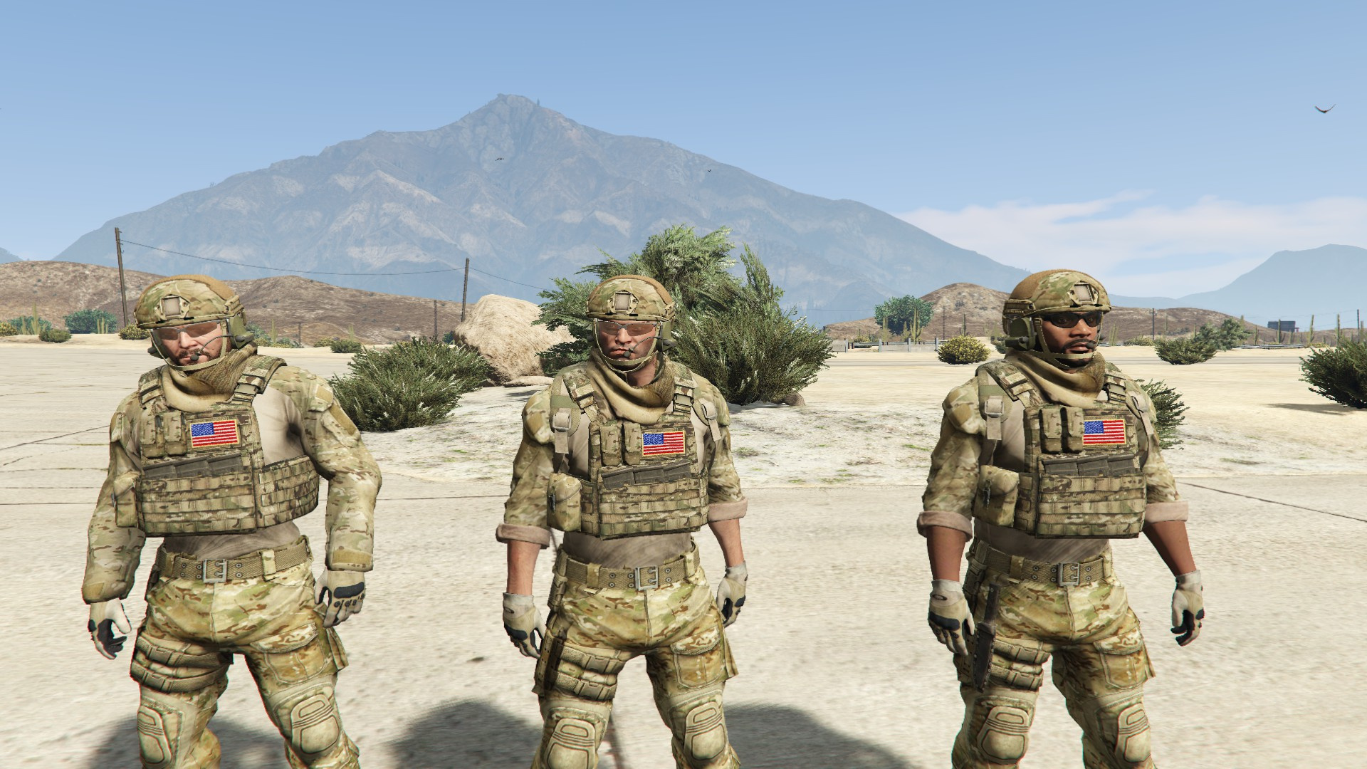 U S Army OCP Outfits For Protagonists GTA Mod