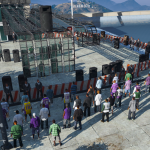 Travis Scott's concert on top of JANTSUU Tower 1.0
