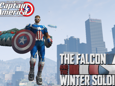 Captain America Sam Wilson MCU (RETEXTURE) 1.0