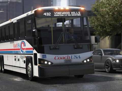 Coach USA MCI D4500CT Coach Bus [Replace] 1.0