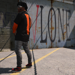 VLONE "DOUBLE LAYER TEE" For Franklin VLONE "DOUBLE LAYER TEE" For Franklin