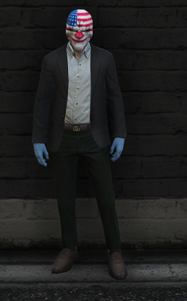 Dallas Payday2 mask for MP Male