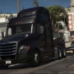 Freightliner Cascadia 2019 + Lowboy [Replace] 1.0
