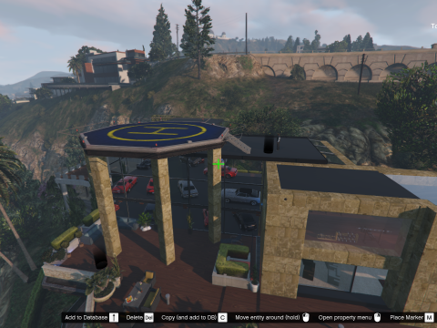 Helipad for Franklin's Mega Garage [YMAP] V1