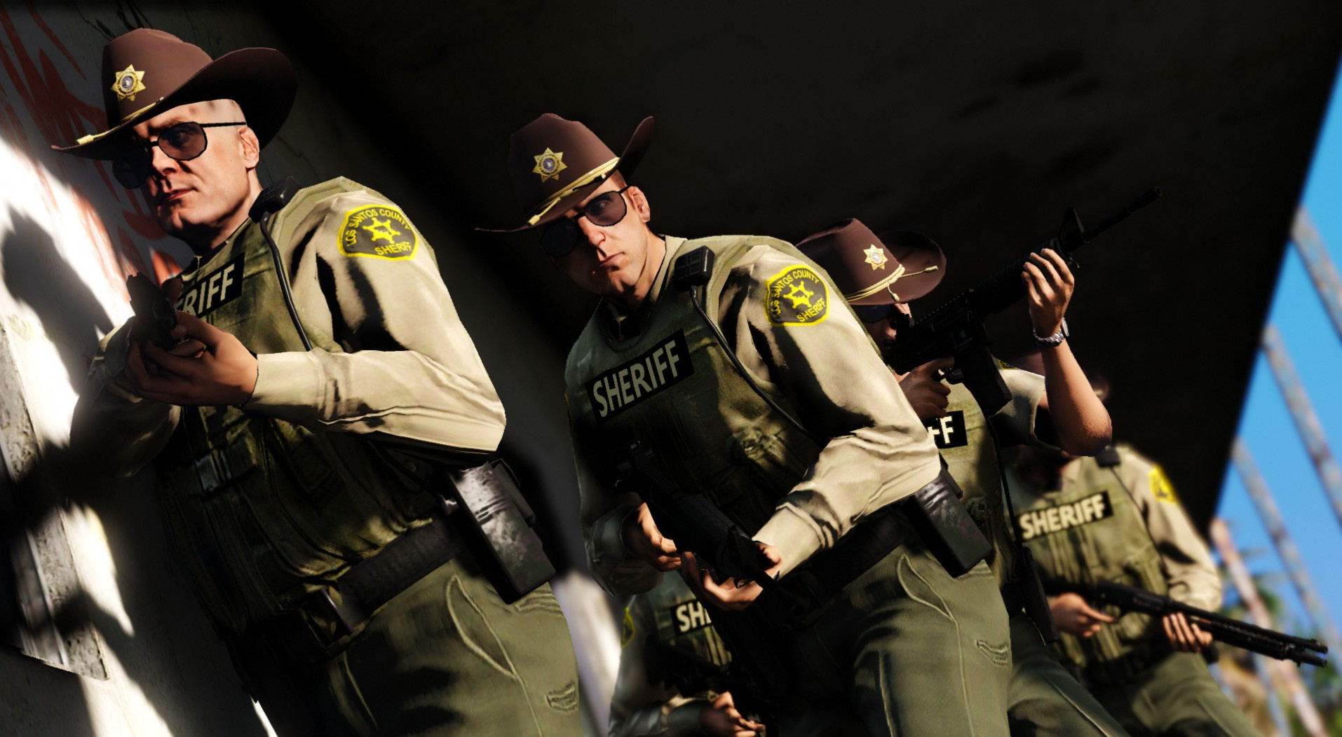 Improved Vanilla Los Santos County Sheriff Deputies [LSSD]