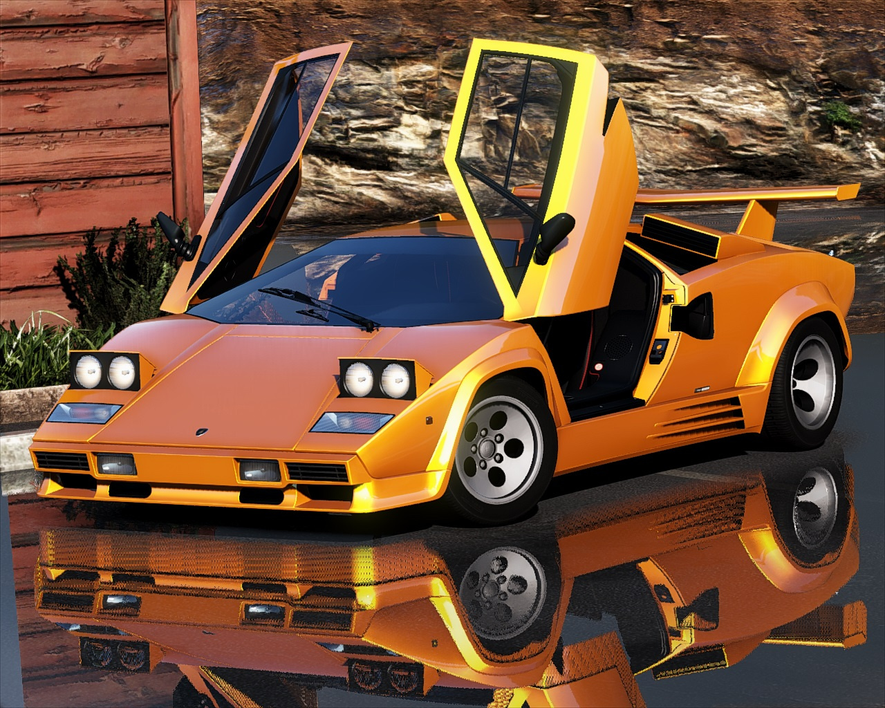 Lamborghini countach gta 5 фото 44