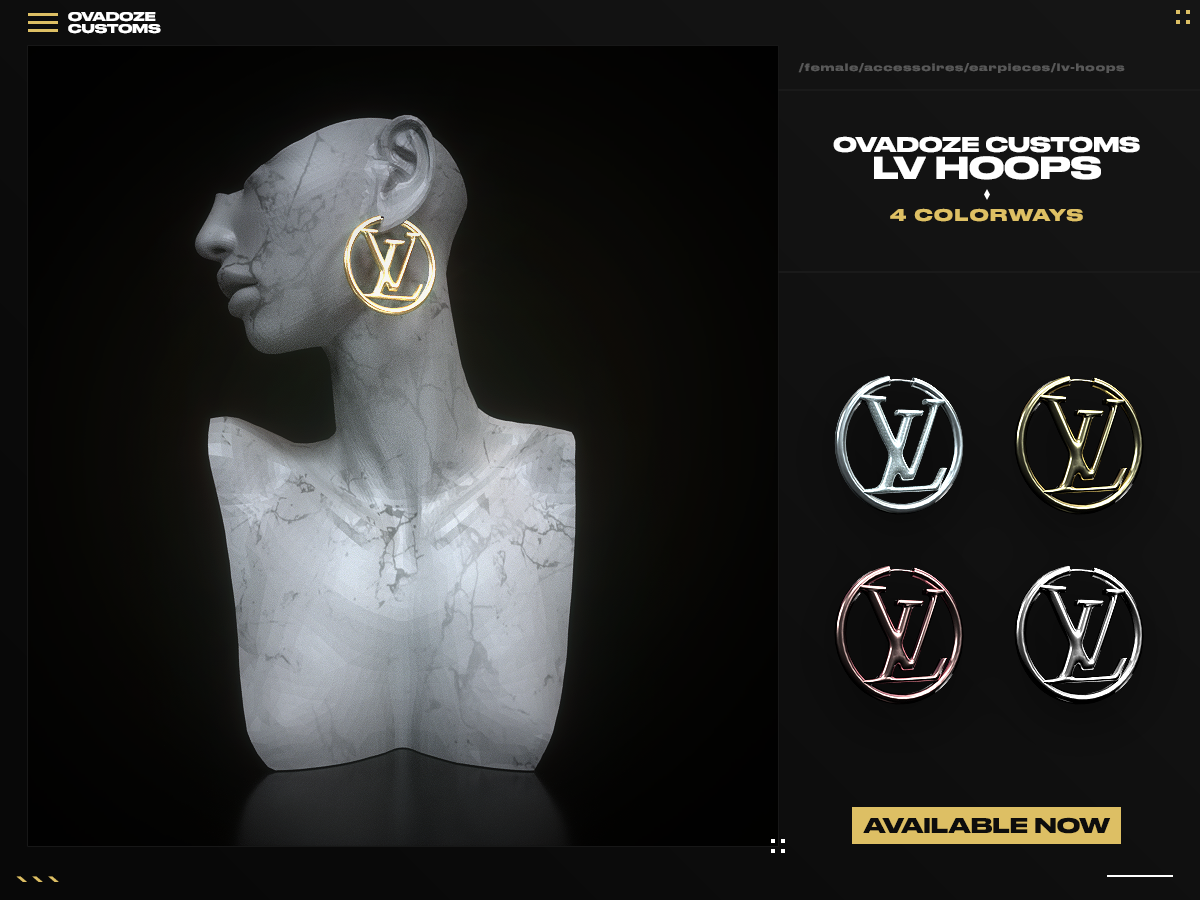 MP Female | Louis Vuitton Hoops V 1.0