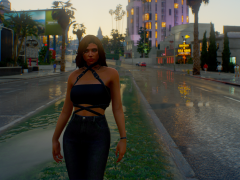 Medium-Long Hairstyle for MP Female 1.0