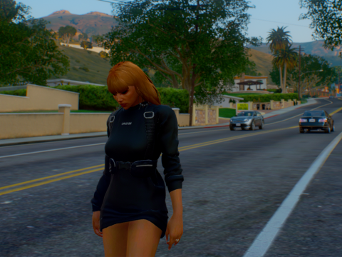 Medium-Long Hairstyle with Bangs for MP Female 1.0