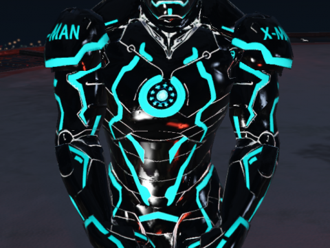 Neon Tech Iron Man Mark II 1.0