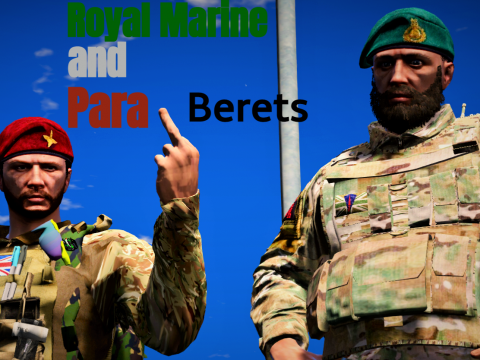 Para and royal marine berets (Retexture)