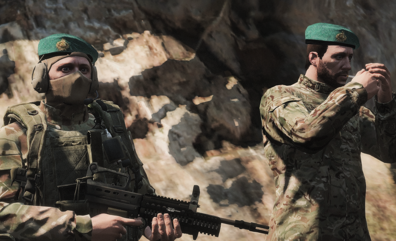 Para and royal marine berets (Retexture)