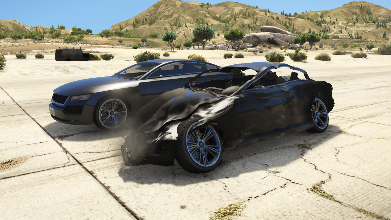 Realistic Car Damage With Better Deformation For DLC Vehicles 1.0.2 