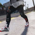 Retro Rockstar Patched Jeans V1