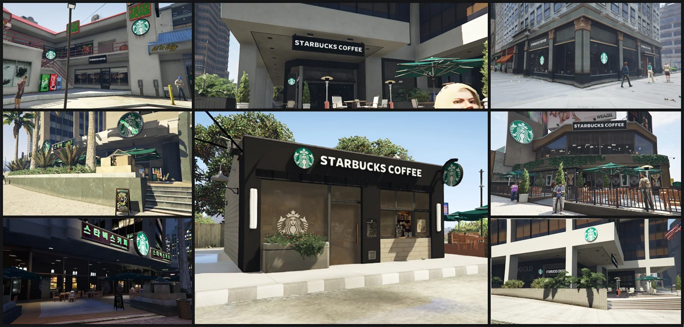 Starbucks Coffee Shops [Add-On SP / YMAP] 1.2