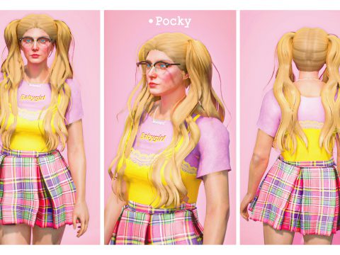 Twintail Hair for MP Female 1.0