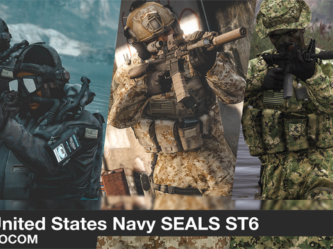 US Navy Seals, SOCOM Diver (Addon Ped/Replace Ped)(5 Camos) 1.0