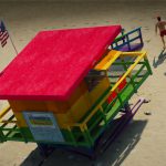 Vespucci Beach Pride Lifeguard Tower