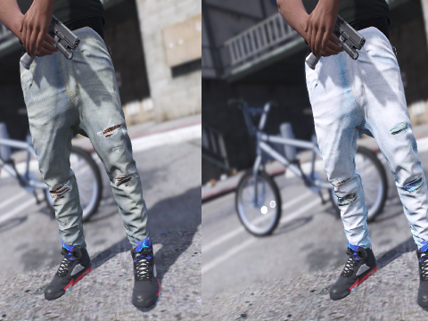 Amiri Sagged Jeans 2 Pack