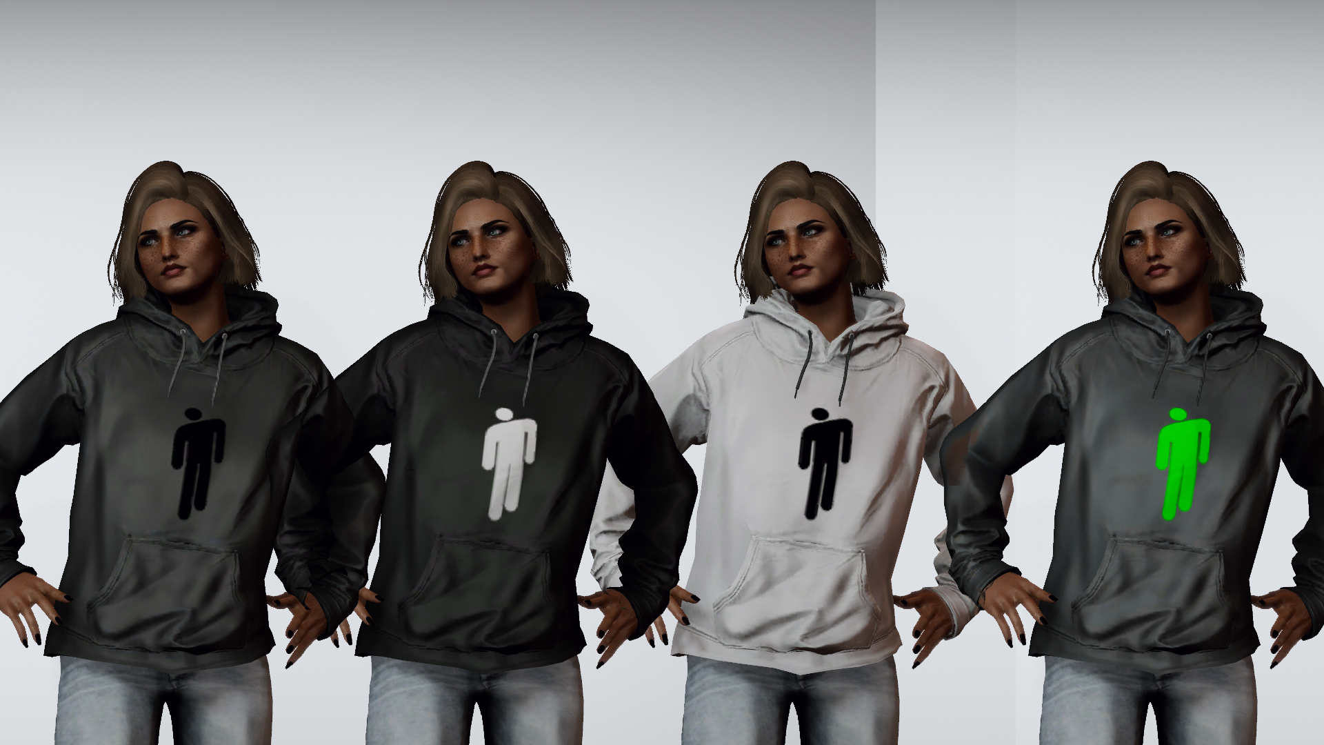 Billie Eilish hoodie for MP Female 1.0
